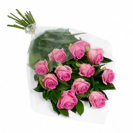 Букет из 11 розовых роз